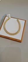 Pulseira Lacraia com 19cm ouro 18