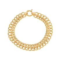 Pulseira Lacraia Ouro 18K (750) 11.20 MM