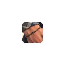 Pulseira Lameybrt Evil Eye Natural Stretch Beaded para homens