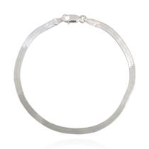 Pulseira Laminada Lisa em Prata 925 3mm de Espessura Pulseira Laminada Lisa em Prata 925 3mm de Espessura