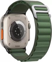 Pulseira Lançamento Nylon Compativél Smartwatch 42mm 44mm 45mm 499m Preto Laranja Verde