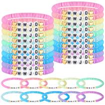 Pulseira Landical WWJD Jesus Christian 18,5 cm colorida 30 peças Pulseira Landical WWJD Jesus Christian 18,5 cm colorida 30 peças