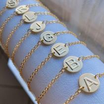 Pulseira letra inicial