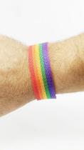 Pulseira LGBT em Nylon G 24cm