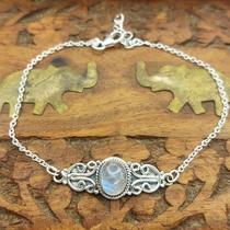 Pulseira Life de Prata 925 com Pedra da Lua
