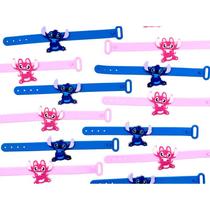 Pulseira Lilo Stitch Angel 10un Pulserinha Tema Lstiti Festa