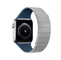 Pulseira Link Silicone Macia Compatível Com Apple Watch