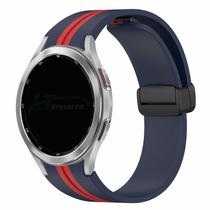 Pulseira Listrada Fecho Magnetico compativel com Samsung Galaxy Watch 5 Pro - Galaxy Watch 5 - Galaxy Watch 4 - Galaxy Watch 4 Classic - LTIMPORTS