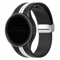 Pulseira Listrada Fecho Magnetico compativel com Samsung Galaxy Watch 5 Pro - Galaxy Watch 5 - Galaxy Watch 4 - Galaxy Watch 4 Classic