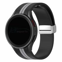 Pulseira Listrada Fecho Magnetico compativel com Samsung Galaxy Watch 5 Pro - Galaxy Watch 5 - Galaxy Watch 4 - Galaxy Watch 4 Classic