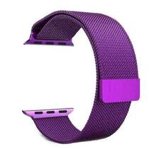 Pulseira Loop Milanese Malha Aço Watch 42mm 44mm Roxa Purple