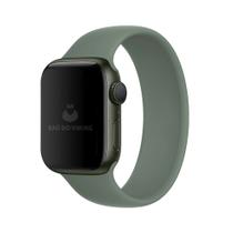 Pulseira Loop Solo Silicone Verde Pinheiro Compatível Com Apple Watch