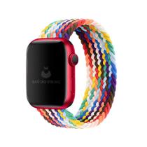 Pulseira Loop Solo Trançada Pride Compatível Com Apple Watch