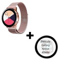 Pulseira Magnética Aço Samsung Galaxy Active +pelicula Nano - Imagine Cases