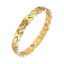 Pulseira Magnética Ajustável Cor Cobre Para Mulheres, Alívio Da Dor Da Artrite, Bioenergia E Pulseira Magnética Ajustável Cor Cobre Para Mulheres, Alívio Da Dor Da Artrite, Bioenergia E