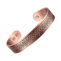Pulseira Magnética Ajustável De Cobre Puro 15mm JESUS, Bracelete Vintage De Energia E Saúde Pulseira Magnética Ajustável De Cobre Puro 15mm JESUS, Bracelete Vintage De Energia E Saúde