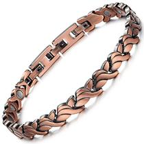 Pulseira Magnética Ajustável de Cobre RainSo 21,5 cm