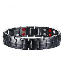 Pulseira Magnética Bioquantica Aço 316L Maior Resistência