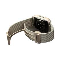 Pulseira Magnética De Aço Inoxidável Para Apple Watch Ultra 49mm 44mm 45mm 40mm 41mm 42mm 38mm
