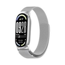 Pulseira Magnética De Aço Inoxidável Para Xiaomi Mi Band 10 NFC Acessório De Relógio Correa