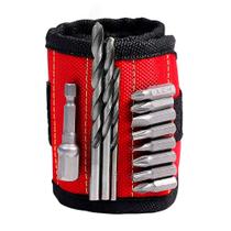 Pulseira Magnética De Braço Com Ima Azogo Para Segurar Prego Parafuso Brocas Pulseira Magnética De Braço Com Ima Azogo Para Segurar Prego Parafuso Brocas