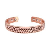 Pulseira magnética de cobre puro pulseira unissex joias acessórios de saúde Pulseira magnética de cobre puro pulseira unissex joias acessórios de saúde