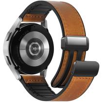 Pulseira Magnética de Couro WestEagle para Relógios Samsung de 40mm e 44mm