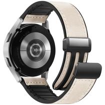 Pulseira Magnética de Couro WestEagle para Samsung Galaxy Watch 40-47mm Pulseira Magnética de Couro WestEagle para Samsung Galaxy Watch 40-47mm