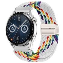Pulseira Magnética De Nylon De 20mm 22mm Para Samsung Galaxy Watch 7/6/Classic/5/4/3 Huawei Watch