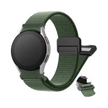 Pulseira Magnética De Nylon De 40mm 44mm 45mm 47mm Para Samsung Galaxy Watch 7 FE 6 5 4 Classic pro