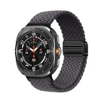 Pulseira Magnética De Nylon De 47mm Para Acessórios Do Samsung Galaxy Watch Ultra