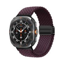 Pulseira Magnética De Nylon De 47mm Para Acessórios Do Samsung Galaxy Watch Ultra