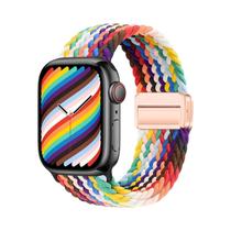 Pulseira Magnética de Nylon para Apple Watch (38mm/40mm/41mm/44mm/45mm/49mm) - Série SE