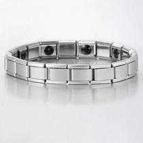 Pulseira Magnética de Pulso Aço Inox Equilíbrio Corporal Pulseira Magnética de Pulso Aço Inox Equilíbrio Corporal