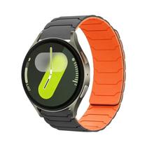 Pulseira Magnética De Silicone 20MM 22MM Para Samsung Galaxy Watch 7 FE 6 5 4 Huawei Watch 5 GT5 pro