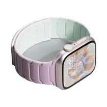Pulseira Magnética De Silicone 49mm 45mm 44mm 46mm 42mm 40mm Para Apple Watch Series 11 10 8 7 6 5 9