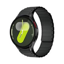 Pulseira Magnética De Silicone De 20mm Para Samsung Galaxy Watch 7 Classic 43mm 47mm 42 46mm 5 45mm