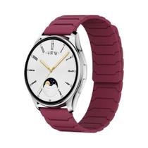 Pulseira Magnética De Silicone De 22mm 20mm Para Samsung Galaxy Watch 7 6 5 4 3 Huawei Watch GT5 4 3