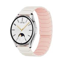 Pulseira Magnética De Silicone De 22mm E 20mm Para Samsung Galaxy Watch 7 6 5 4 3 E Huawei Watch GT5