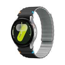 Pulseira Magnética De Silicone De 40mm E 44mm Para Samsung Galaxy Watch 7 FE 5 pro 6 4 Classic -