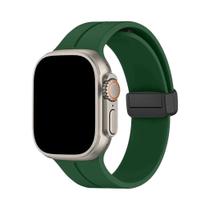 Pulseira Magnética De Silicone De 49mm 45mm Para Apple Watch Ultra Series 7 8 SE 6 5 3 44mm 40mm - NONE