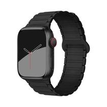 Pulseira Magnética De Silicone Para Apple Watch 44mm 40mm 49mm 45mm 41mm 38mm iWatch Series 9 8 7 6