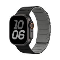 Pulseira Magnética De Silicone Para Apple Watch Ultra 2 Série 10 9 8 7 49mm 45mm 44mm 42mm 46mm 41mm