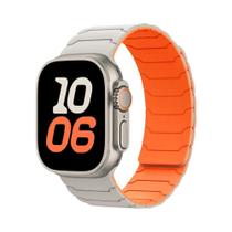Pulseira Magnética De Silicone Para Apple Watch Ultra 2 Série 10 9 8 7 49mm 45mm 44mm 42mm 46mm 41mm