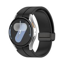 Pulseira Magnética de Silicone para Relógio Samsung Galaxy (20mm) - Compatível com Galaxy Watch 4, 5, 6, 7 e Classic (43mm/47mm)