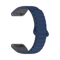 Pulseira Magnética De Silicone Quickfit Garmin Fenix 20mm 22mm 26mm Para Relógios Fenix 8 7X 7 7S 5X