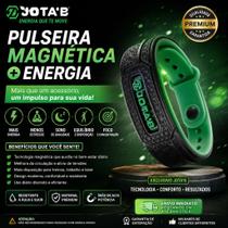 Pulseira Magnética Jotab Original C/imãs De Neodímio Pulseira Magnética Jotab Original C/imãs De Neodímio