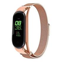 Pulseira Magnética Metal Aço Mi Band 3-4 Pronta