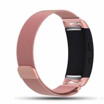 Pulseira Magnetica Milanese compativel com Samsung Gear Fit 2 Pro Sm-R365 e Sm-R360