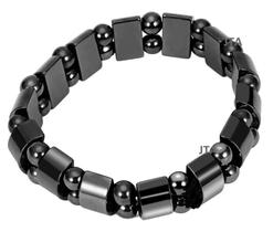 Pulseira Magnetica Pedra Magnetita Imantada Bracelete 2esfe Pulseira Magnetica Pedra Magnetita Imantada Bracelete 2esfe
